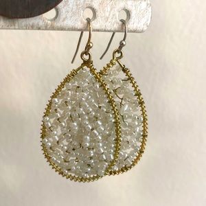 Gorgeous Lightweight Droplet Beaded Earrings